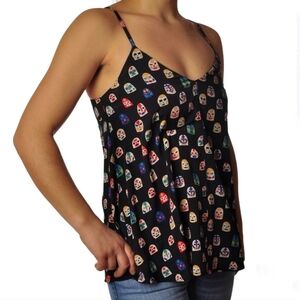 Ottod'ame Lucha Libre Tank Top NWT